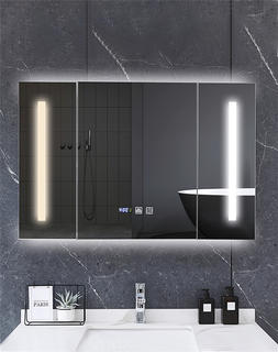 armário com espelho em vidro GGMC08