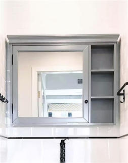 armário com espelho em compensado GGMC13